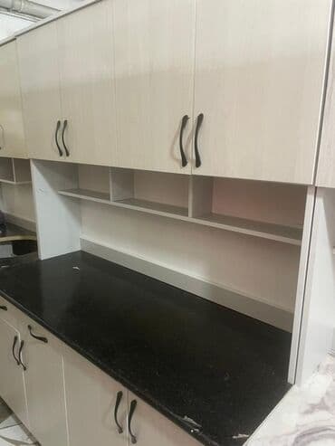 кухонный бувет: Кухонный гарнитур, Новый, цвет - Белый, ДСП, Бесплатная доставка — 17