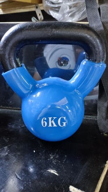 теннисные ракетки настольные: Гиря 6кг прорезиненная 
новая 
Китай — 1