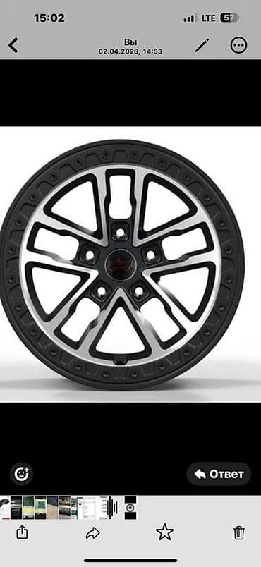 Литые Диски R 17 отверстий - 5, Новый