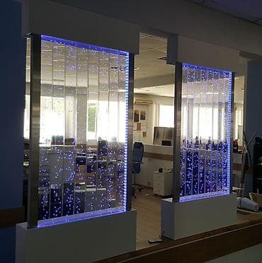 тенистый стол: Пузырьковая панель (bubble wall) с подсветкой и настоящим водяным шоу — 3