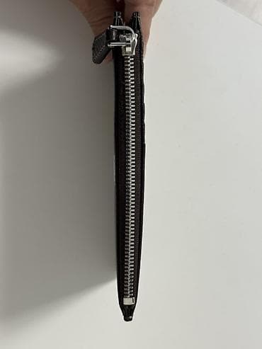 томми хилфигер барсетка: Новый Тонкий кожаный кардхолдер-кошелёк - Материал: натуральная — 3