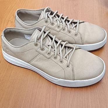 timberland: Мужские кеды Timberland, цвет: бежевый (песочный). Состояние новых — 1