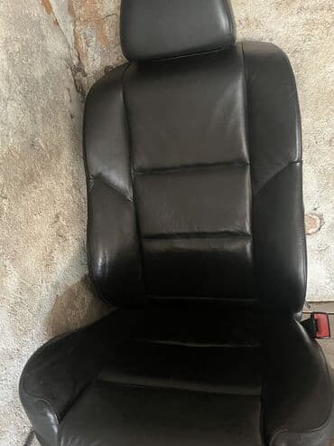 кожаный сиденья: Переднее сиденье, Кожа, BMW 2004 г. — 8