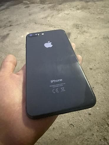 Техника жана электроника: IPhone 8 Plus, Колдонулган, 64 ГБ, Jet Black, 100 % — 2