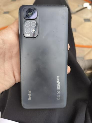 динамики бу: Redmi, Redmi Note 11, Б/у, 128 ГБ, цвет - Серый — 3