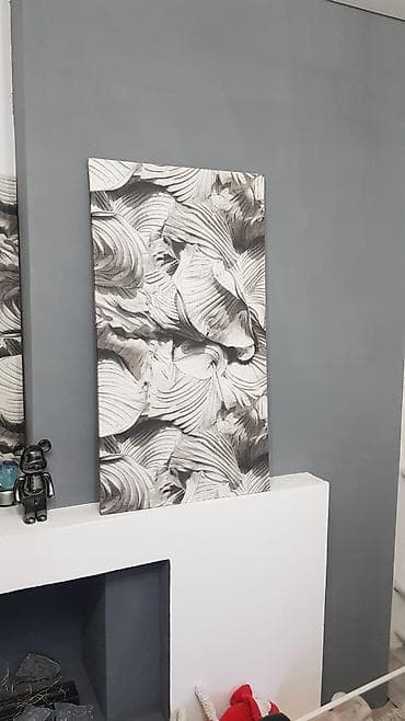 Текстиль: Картина на холсте «Абстрактные складки» - Техника: печать на холсте — 4