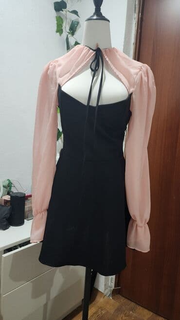 платье с цветочным принтом для полных: Повседневное платье, Короткая модель, Шифон — 4