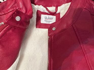 красный пиджак: Дерзкий девочковый Турецкий пиджак кожзам бордового цвета на возраст — 1