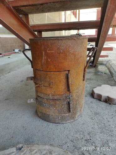 вытяжка встраиваемая в шкаф 50: Буржуйка! Высота 55см диаметр 40см — 1