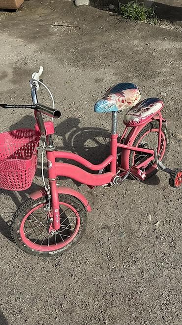 Детские велосипеды: Детский велосипед, 2-колесный, 4 - 6 лет, Для девочки, Б/у — 2