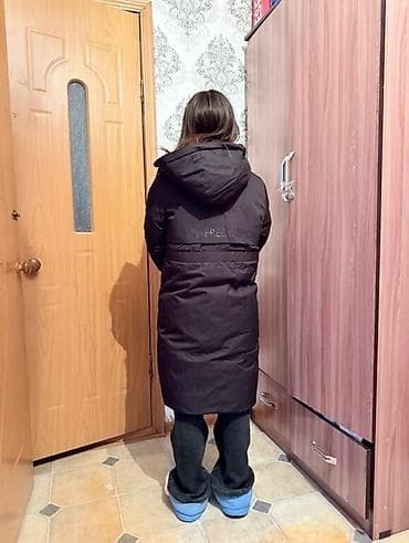 Личные вещи: Красивая длинная куртка для девочки 9–11 лет. Очень тёплая — 2