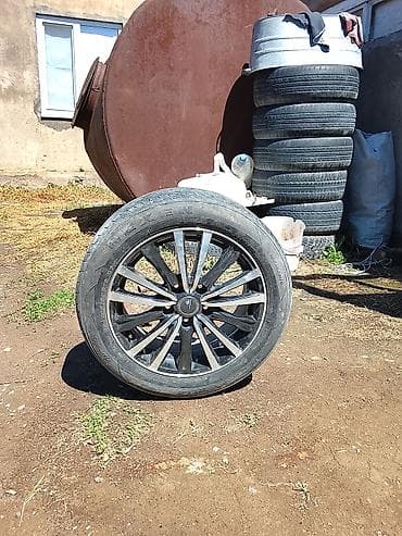 audi 90: Колеса в сборе 195 / 55 / R 16, Лето, Б/у, Комплект, Легковые, Литые, отверстий - 5 — 1