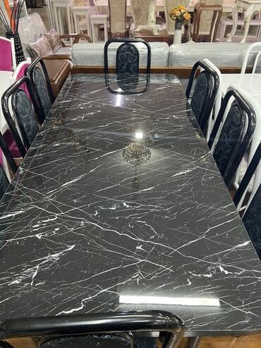 кухонные столы и стулья фото цены бишкек: Кухонный стол и стул, Новый, В рассрочку, Бесплатная доставка, цвет - Желтый — 5