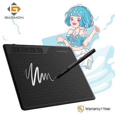 Графические планшеты: Gaomon, Б/у, Размер A5, Кабель, Совместим с Android, Windows, Linux — 1