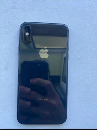 iphone 12 купить в бишкеке: IPhone Xs, Колдонулган, 256 ГБ, Кара, Каптама, Кабель, Коргоочу айнек, 76 % — 2