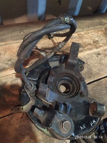 ремонт замена тормозных колодок: Toyota Carina E Цапфа, Тойота Карина Е цапфа ПЕРЕДНИЙ ПРАВЫЙ – FR — 1