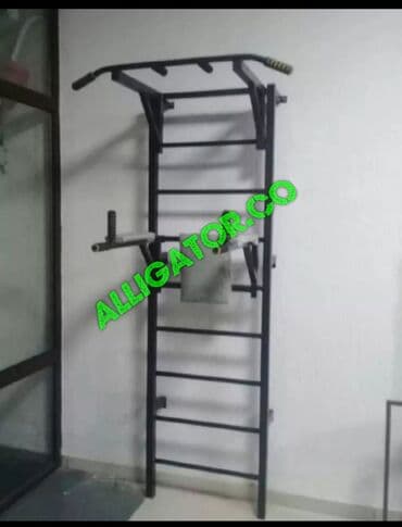 срочно продаю в связи с переездом: Шведская стенка Турник брусья пресс съёмные Местного производства — 1