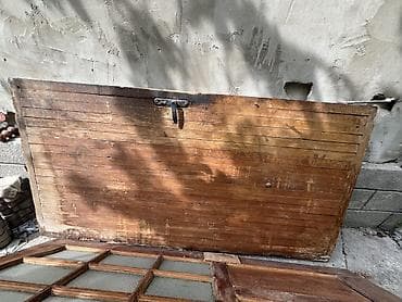 жыгач ешик: Деревянная входная дверь (полотно)

Бу эшик 
Размери 205х105 — 1