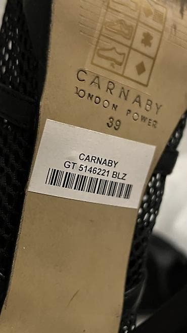 мужской обувь: Босоножки CARNABY London Power - Цвет: черный - Материал верха — 9