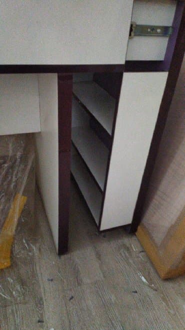 детская кровать шкаф стол в одном: Уктоочу бөлмө гарнитуру, Эки кишилик керебет, Шкаф, Комод — 5