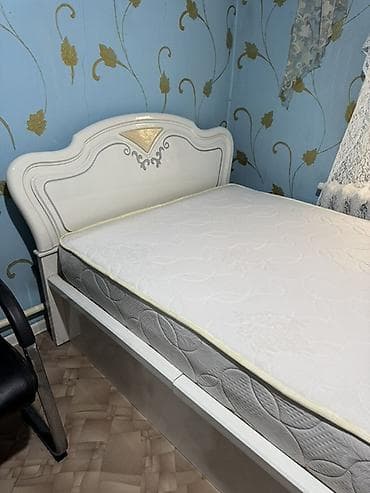 кровать одна спальня: Односпальная кровать, С матрасом, длина - 190 см — 1