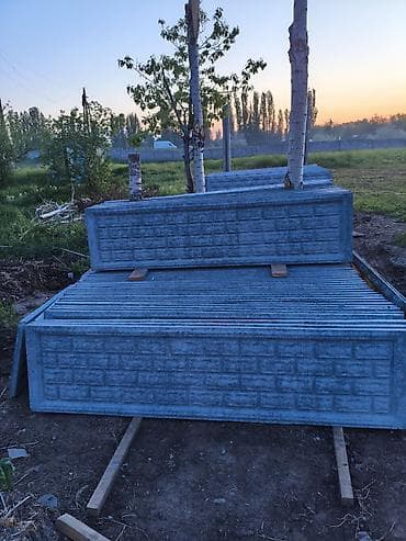 кирпич: Секции и столбы для бетонного евро-забора - Материал: армированный — 2