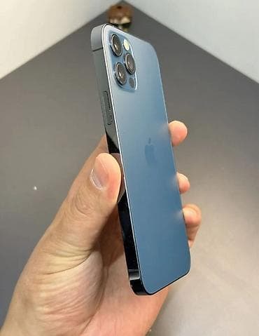 Мобильные телефоны: IPhone 12 Pro, Новый, 128 ГБ, Sierra Blue, Зарядное устройство, Защитное стекло, Чехол, 78 % — 2