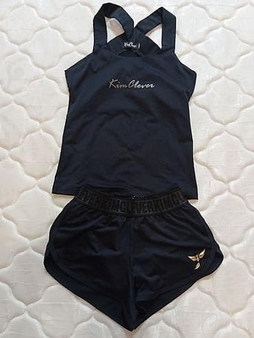 спартифка адидас: Спортивный комплект и лонгслив, черный цвет. Д В комплекте: - Топ Kim — 2