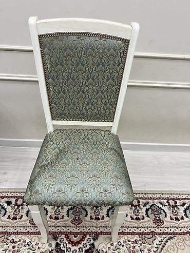 Стул для кухни, Б/у, Дерево, цвет - Белый