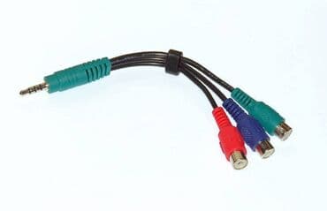 акустические системы rca с микрофоном: Кабель переходник audio Jack 3.5 (male) - 3RCA (female) длина 10 — 1