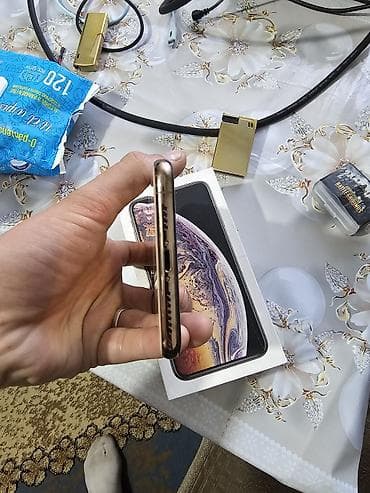 cs max: IPhone Xs Max, Б/у, 512 ГБ, Золотой, Коробка, 100 % — 5