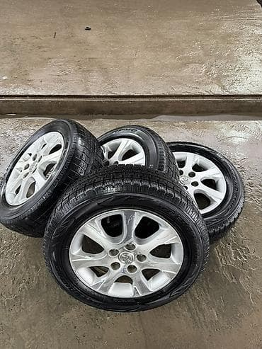 forester 2003: Колеса в сборе 215 / 60 / R 16, Б/у — 2