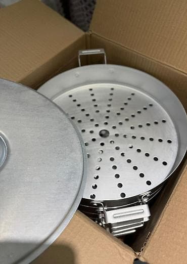 Морозильники: Мантоварка алюминевая Демидовский Самая большая 32 см - 13 л Для — 1