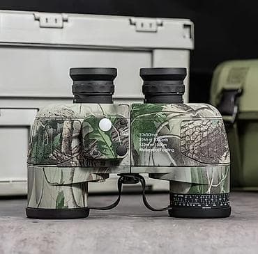 Көркөм өнөр жана коллекциялоо: Бинокль морской/полевой 10x50 с камуфляжным покрытием Ключевые — 1