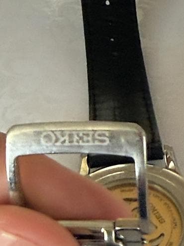 Жеке буюмдар: Классикалык сааттар саат, Seiko, Аллой, Жапония, Асыл нуска, Эркектердики, Колдонулган — 6