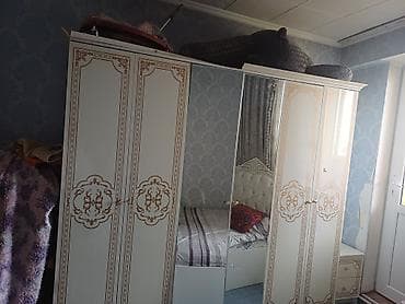 Эмерек гарнитурлары: Продается срочно Спальный гарнитур в классическом стиле, цвет белый с — 3