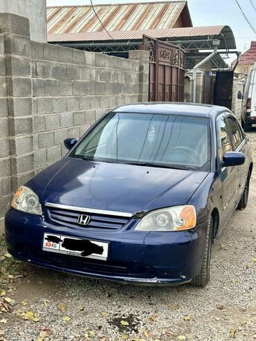 продажа авто в бишкеке и по всему кыргызстану: Honda Civic: 2002 г., 1.8 л, Механика, Бензиновая, Седан — 1