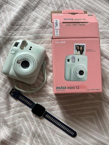 Fujifilm Instax Mini 12 — моментальная камера в цвете Mint Green