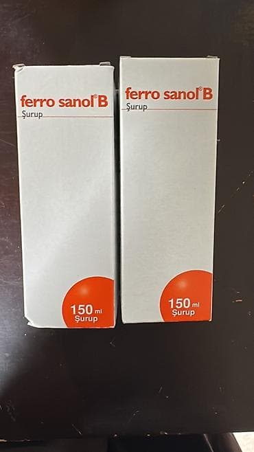 Медтовары: Ferro sanol B – сироп, 150 мл (на коробке: “Şurup”, 150 ml) — 1
