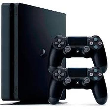 Игровая приставка Sony PlayStation 4 Slim с двумя беспроводными