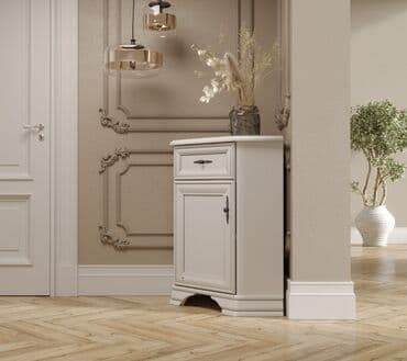 офисные мебели: Тумба традиционная 1Д 1Я, коллекции Кентаки, Белый, БРВ Брест — 3