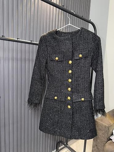 Аксессуарлар: Женский комплект с принтом флора и фауна + кардиган 1) Пижамный — 6