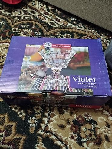 стакан со льдом цена: Ваза хрустальная 300 сом Салатница 700 сом. целая вся креманки для — 6