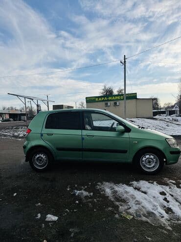 70 сом: Hyundai Getz: 2004 г., 1.4 л, Автомат, Бензин, Хетчбек — 2