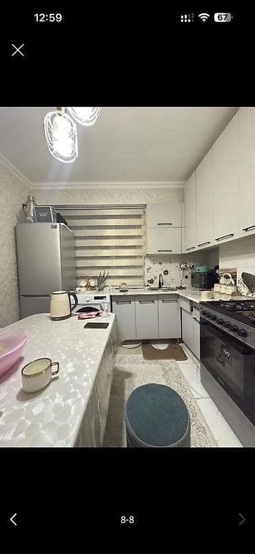 hostel osh: 2 комнаты, 34 м², Индивидуалка, 3 этаж, Евроремонт — 1