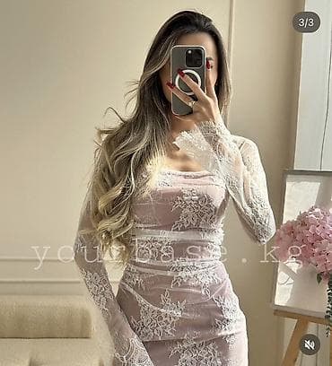 платье нарядная: Вечернее платье, Коктейльное, Длинная модель, С рукавами, S — 1