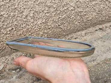 ваза стеклянная прозрачная высокая без узора: Правая противотуманная фара Renault 1997 г., Б/у, Оригинал, Германия — 7