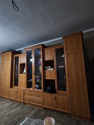 купить настенные часы: Шкаф для одежды, Б/у, Прямой, Дерево — 2