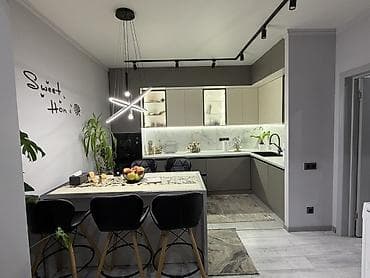 1: 2 комнаты, 60 м², Рынок Баят/Азиз Элитка, 1 этаж, Дизайнерский ремонт — 8