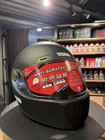 Спорт и отдых: Интегральный мотошлем VEGA с визором Anti‑Scratch - Тип: закрытый — 1